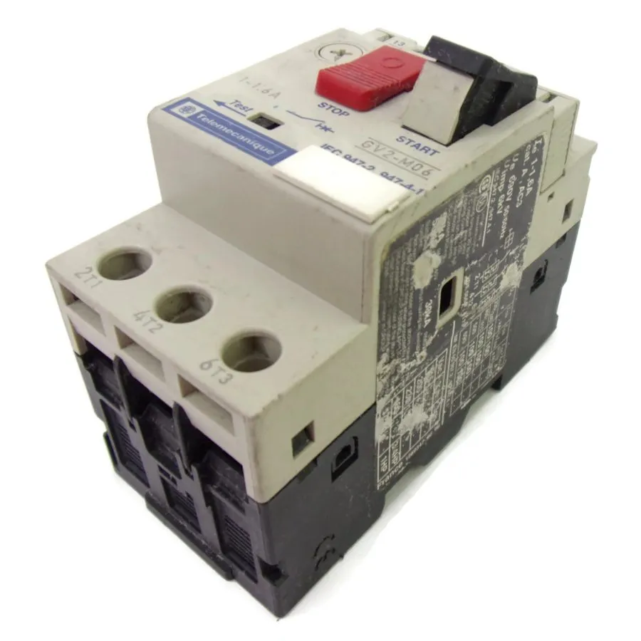 Автоматический выключатель Telemecanique Motor Circuit Breaker GV2-M06 1-1.6A GV