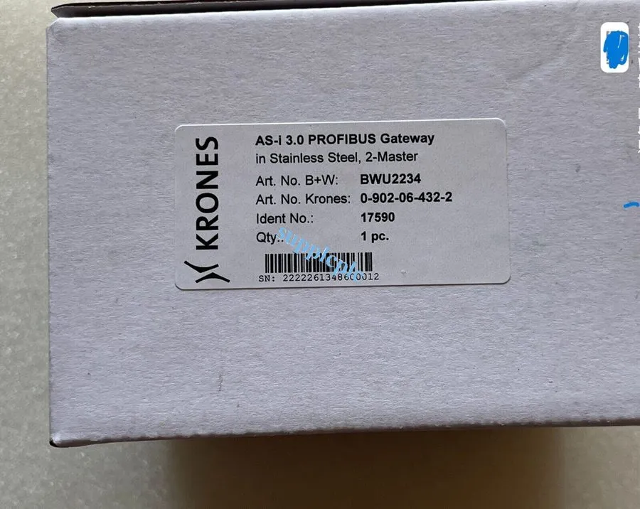 Шлюз полевой шины B+W KRONES BWU2234 0-902-06-432-2 16234 AS-I 3.0 PROFIBUS GATE