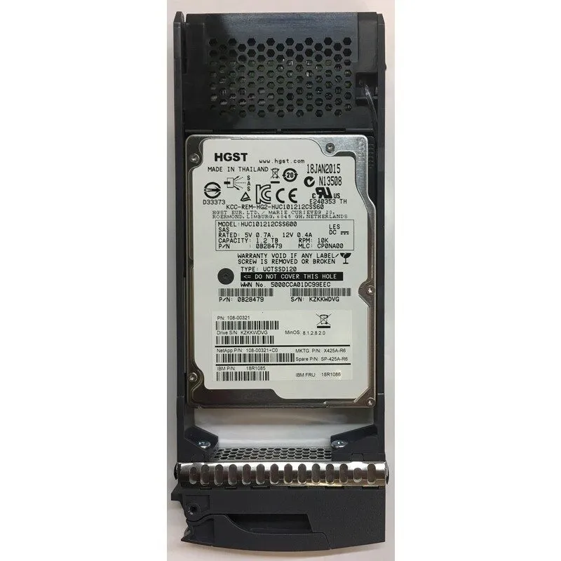 Жёсткий диск SP-425A-R6 NetApp 1.2TB 10K RPM SAS 2.5" HDD