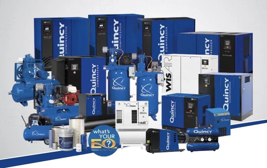 Компрессор 2026 Quincy QGS-30 Rotary Screw Air Compressor 30 HP w Dryer & 120 G  — фото лота 1
