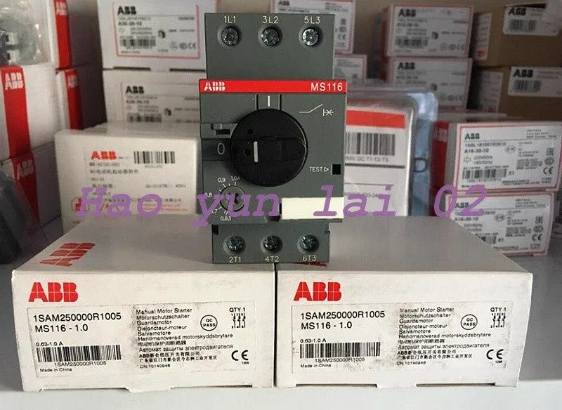 Автоматический выключатель ABB MS116-1.0 (0.63-1.0A) Motor Protection Circuit Br