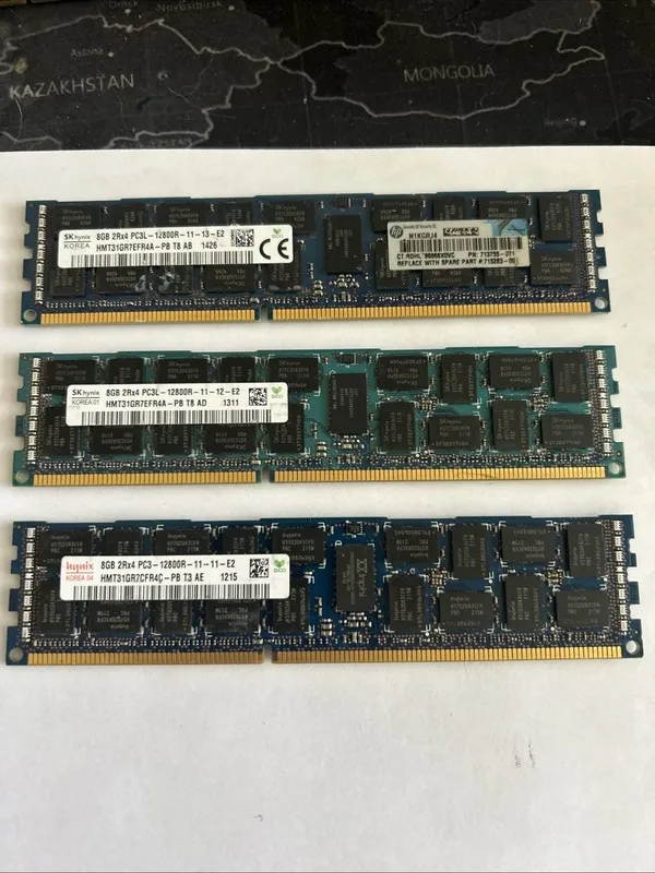 Модуль памяти Hynix 8GB (1X8G) 2Rx4 PC3-12800R HMT31GR7CFR4C-PB DDR3 Server RAM