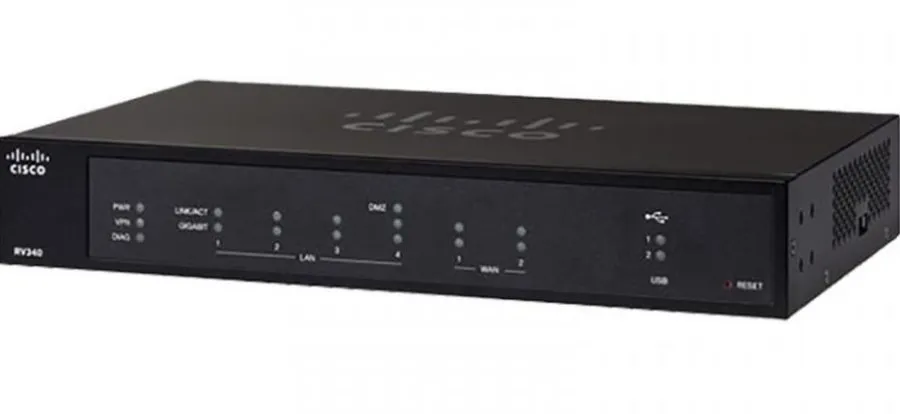 Маршрутизатор Cisco RV340 1000Mbps Dual WAN Gigabit VPN Router (RV340-K9-NA)