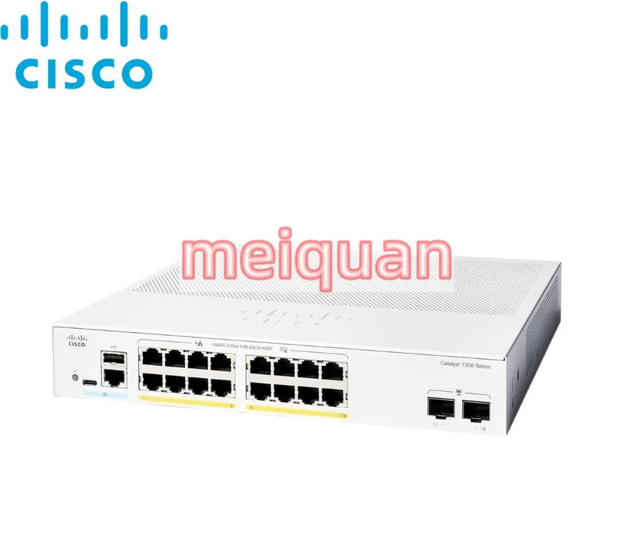 Коммутатор CISCO Original Genuine Switch C1300-16P-2G ～