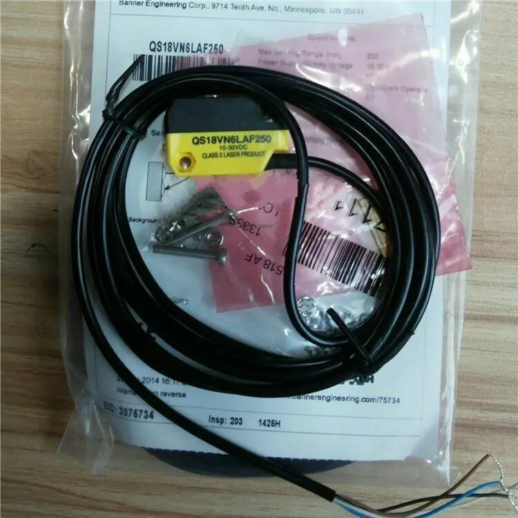 Фотоэлектрический датчик Banner QS18VN6LAF250 Photoelectric sensor 75734