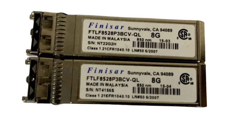 Трансивер FTLF8528P3BCV-QL Finisar 8.5Gbps 850nm SFP+ Transceiver Grade A