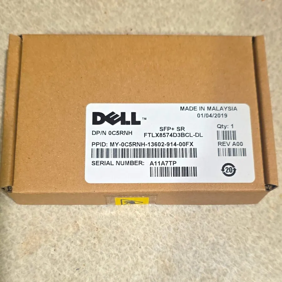 Трансивер Dell EMC 0C5RNH SFP+ 10G SR Transceiver FTLX8574D3BCL-DL 300m LC — фото лота 1