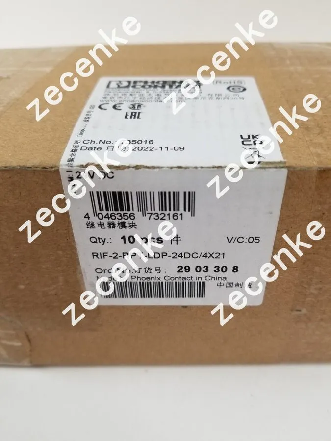 Реле 10 Phoenix Contact 2903308 Relay Module Push In 6A 24Vdc RIF-2-RPT-LDP-24DC