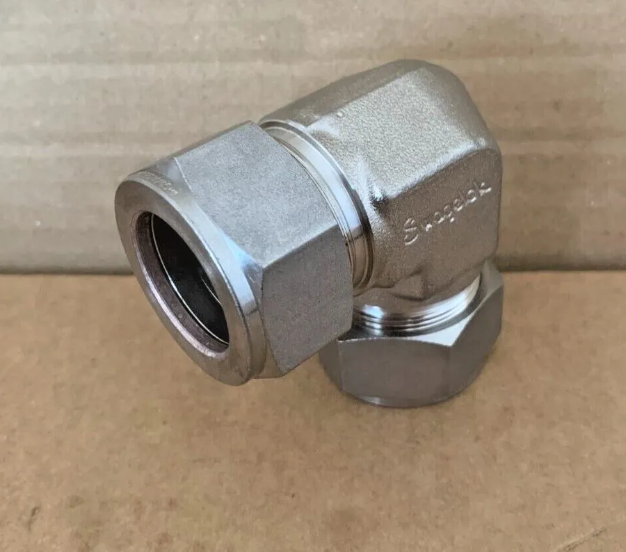 Фитинг Swagelok SS-1610-9 Stainless Steel Tube Fitting Union Elbow, 1 Inch