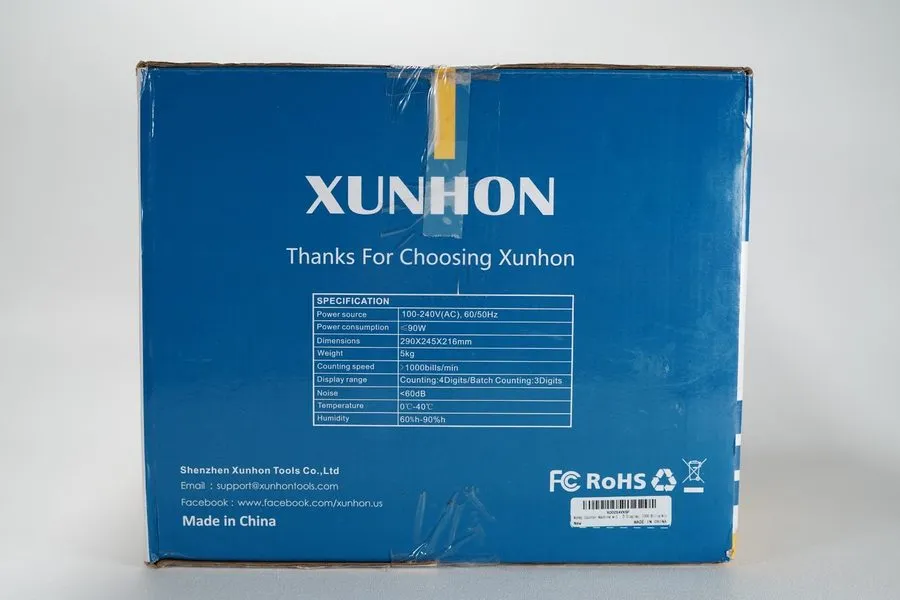 Счётчик банкнот XUNHON X01-Pro Money Counter Machine Digital Bill Counting Machi — фото лота 1