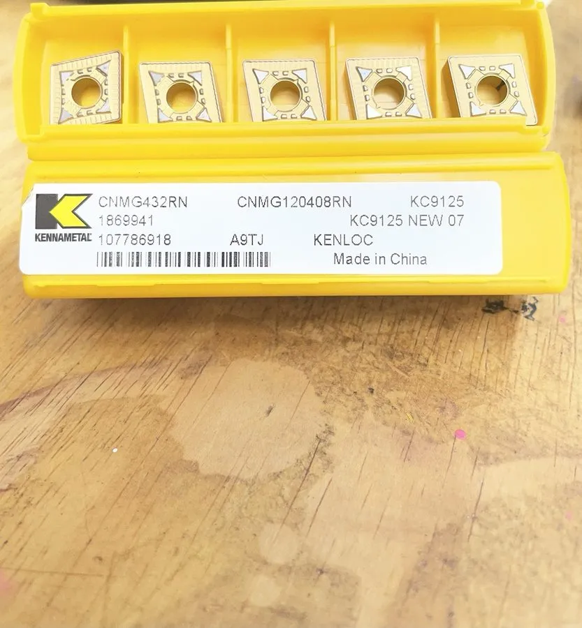 Режущий инструмент 2 Kennametal CNMG120408RN KCP40 carbide insert CNMG432RN — фото лота 1