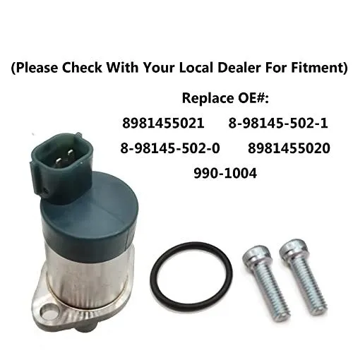 Клапан 8981455021 Fuel Pressure Regulator 990-1004 SCV valve kit