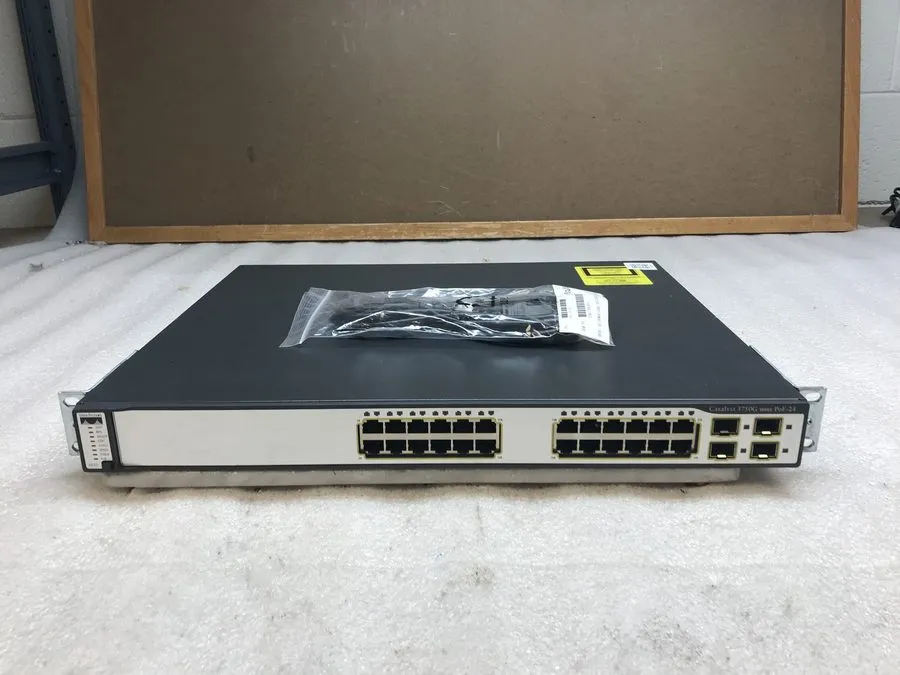 Коммутатор Cisco WS-C3750G-24PS-S Catalyst 3750G 24 Port PoE Gigabit Switch