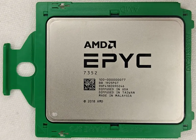 Процессор Dell Locked AMD EPYC 7352 Processors 2.3GHz CPU 24 Core 128MB SP3 Max 