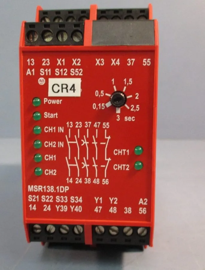 Реле безопасности Allen-Bradley MSR138.1DP Safety Relay 440R-M23084 24VAC/DC Tim