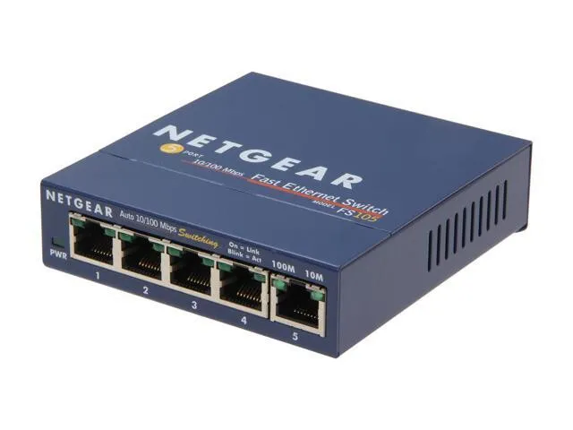 Коммутатор Netgear ProSafe FS105 V3 5-Ports External Desktop Switch Only