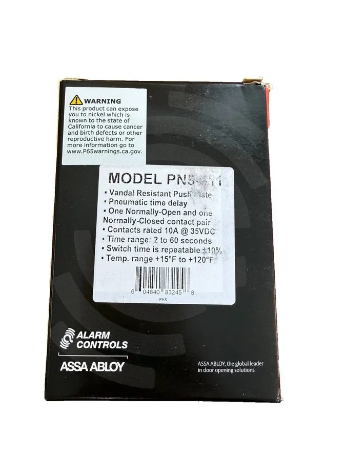 Оборудование видеонаблюдения Alarm Controls PN5-111 Push To Exit Button, Push To