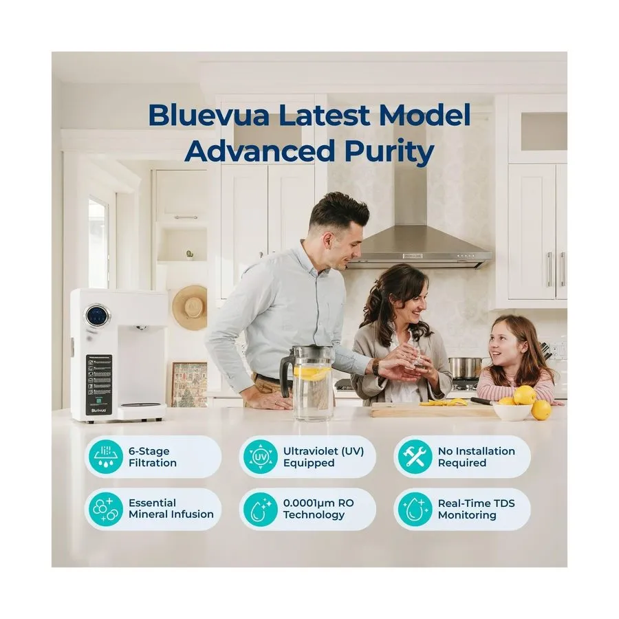 Насос Bluevua RO100ROPOT Reverse Osmosis System Countertop Water Filter 5 Stage