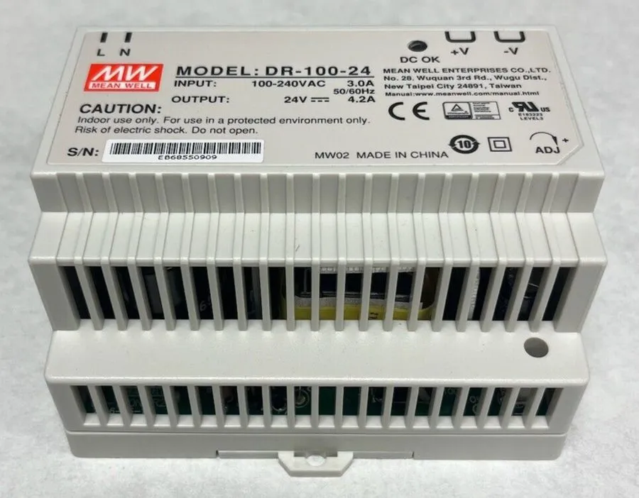 Блок питания Mean Well DR-100-24 Industrial DIN Rail Power Supply 24VDC 4.2A