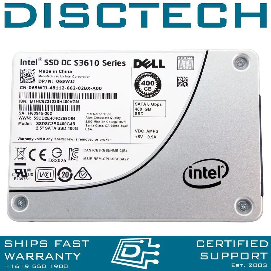 SSD-накопитель Intel DC S3610 400GB 2.5" SATA 6Gb/s Enterprise SSD SSDSC2BX400G4