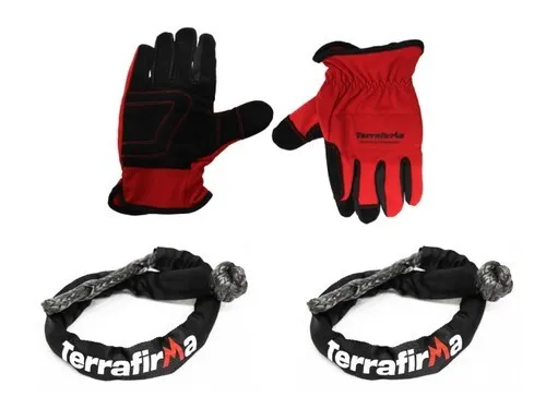 Такелажная скоба Terrafirma Soft Shackle TF3310XL 11mm 9 Tonne Off Road Recovery