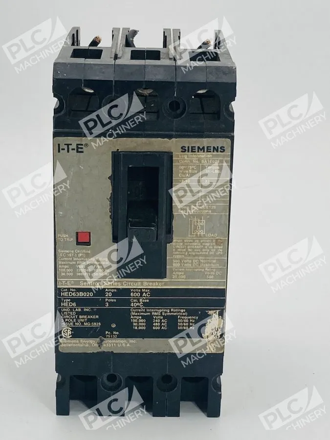 Автоматический выключатель Siemens HED63B020 I-T-E Sentron Series Circuit Breake