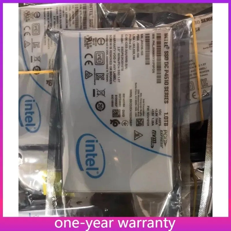 SSD-накопитель SSDPE2KX010T8 Intel DC P4510 1TB NVMe PCIe 3.1x4 3D TLC 2.5" 15mm