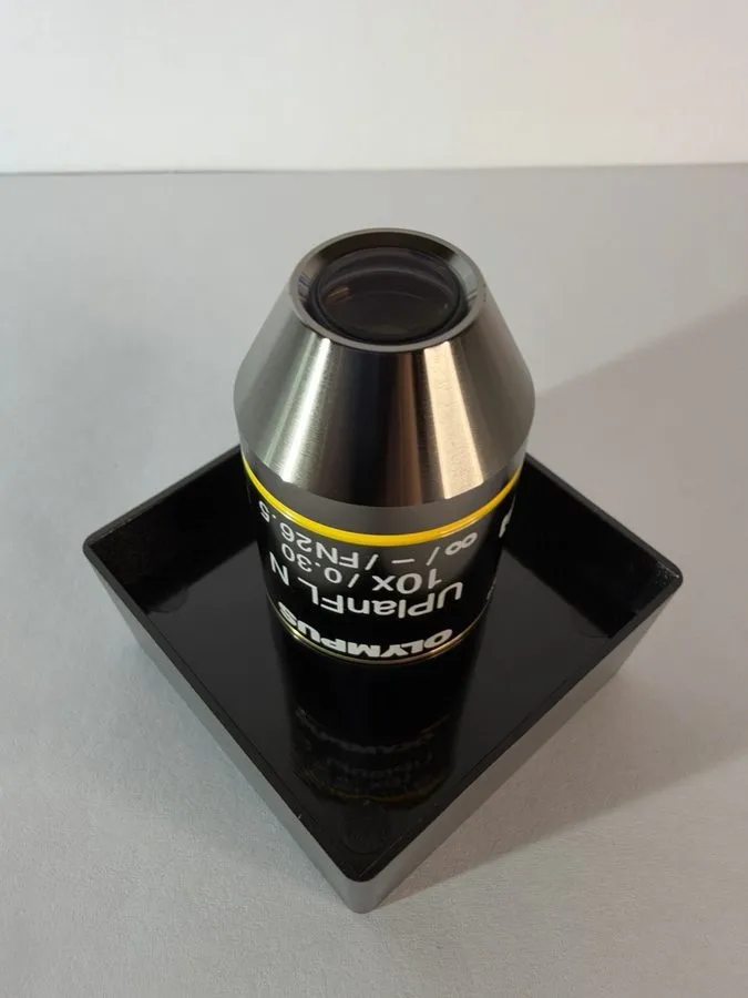 Объектив микроскопа Olympus UPlanFL N 10x/0.30 -/∞ UIS2 Microscope Objective Len — фото лота 2