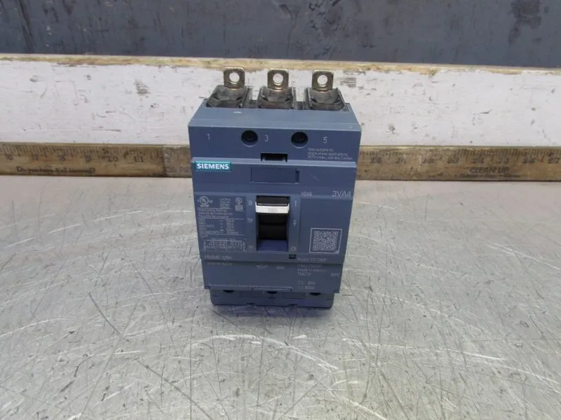 Автоматический выключатель Siemens 3VA4110-6ED34-0AA0 100 Amp 600Y/347 VAC 3 Pol — фото лота 1