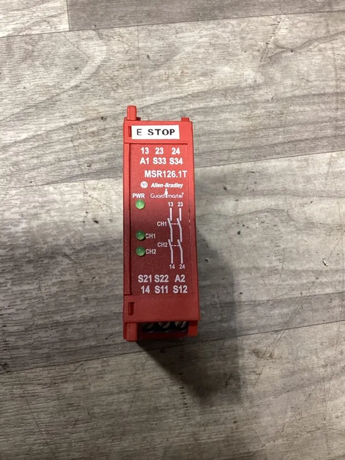 Реле безопасности Allen Bradley Guardmaster MSR126.1T Safety Relay, To Lower 48