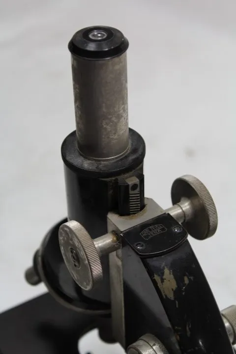 Микроскоп Carl Zeiss student microscope Germany old vintage science instrument E — фото лота 2