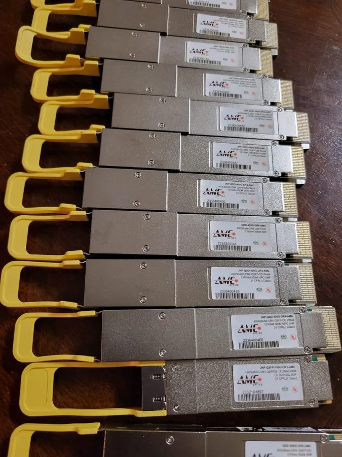 Трансивер AMC Optics QDD-400G-DR4-AMC 400G 500M, SMF, QSFP-DD Cisco /Juniper Com — фото лота 1