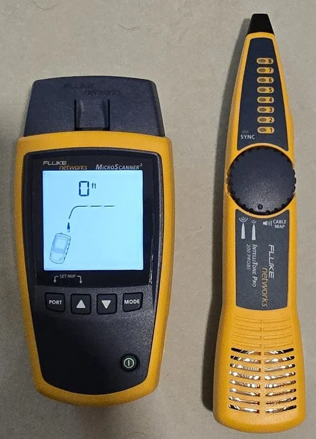 Тестер Fluke Networks MS2-KIT Microscanner 2 & Intellitone Pro 200 Cable Test Ki