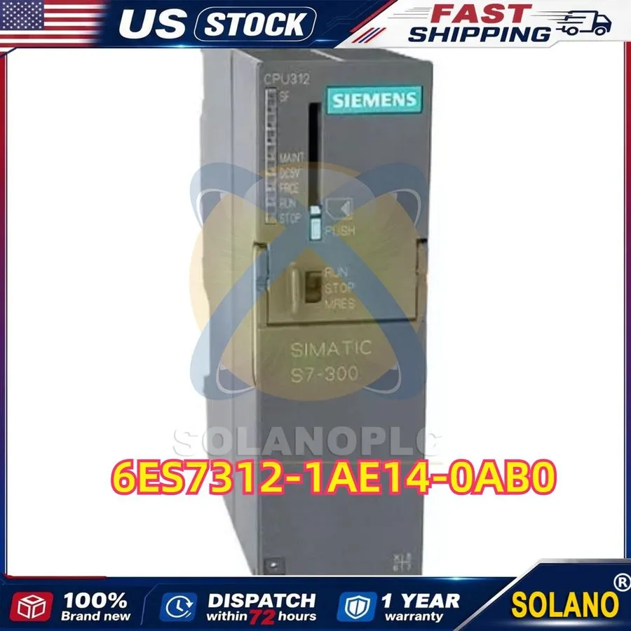 ПЛК Siemens 6ES7312-1AE14-0AB0 SIMATIC S7-300 CPU 312