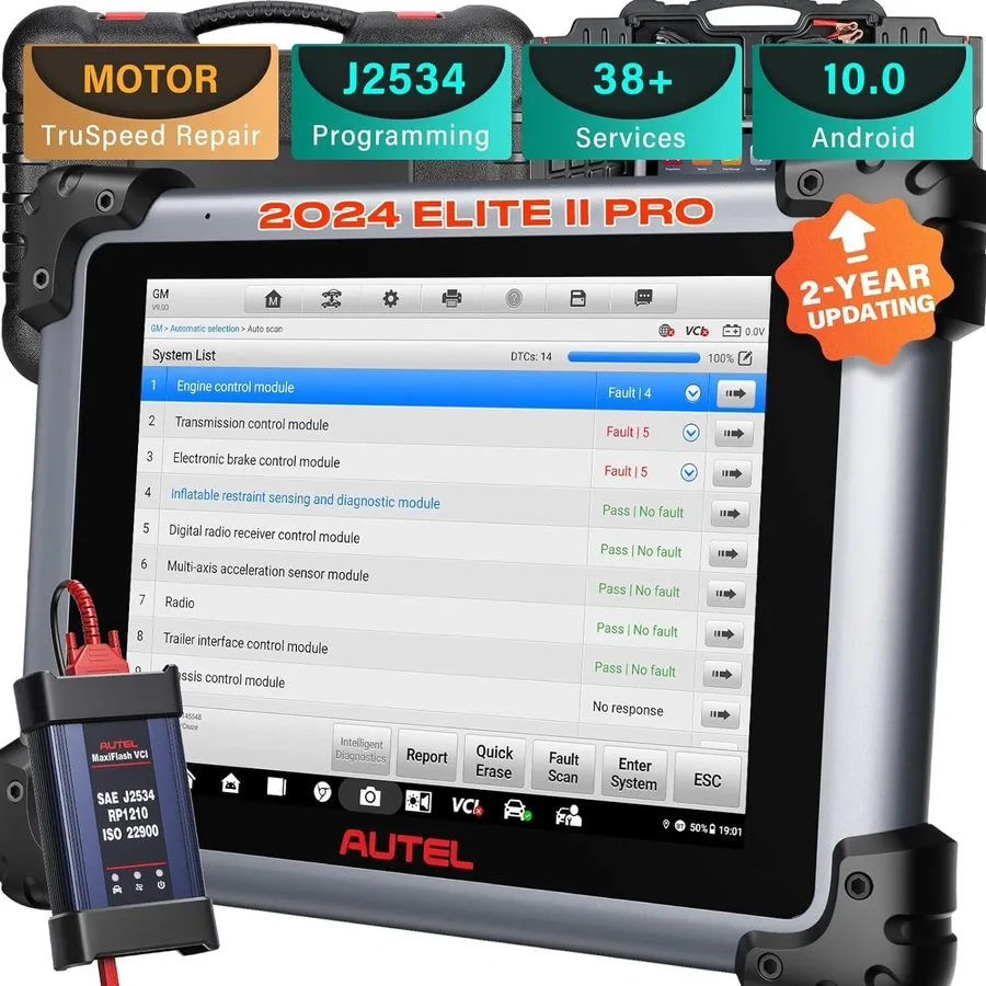 Диагностический сканер Autel MaxiSys MK908 II Elite ECU Coding Diagnostic Scanne