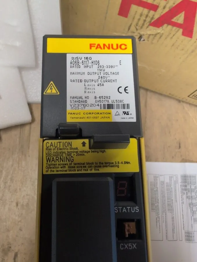 Сервоусилитель A06B-6117-H106 Servo Drive — фото лота 1