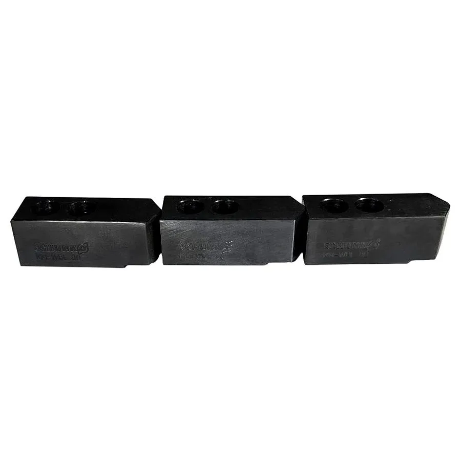 Режущий инструмент Schunk KM-WBL 80 0132601 Soft Top Jaws 3-Jaw Lathe Chuck Set — фото лота 2