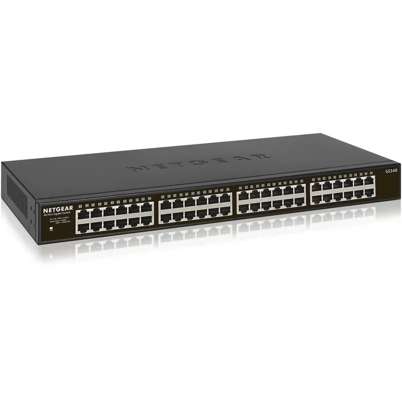 Коммутатор NETGEAR GS348 48-Port Gigabit Ethernet Unmanaged Rackmount Switch