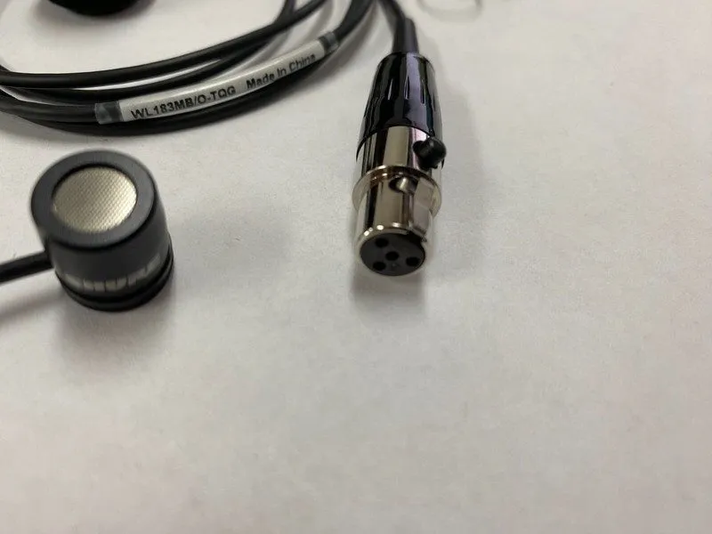 Микрофон Shure WL183m Omnidirectional Lavalier Microphone with TA4F Connector Bl
