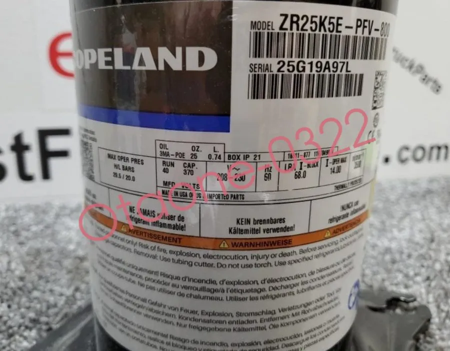 Компрессор Scroll Compressor ZR25K5E-PFV-800