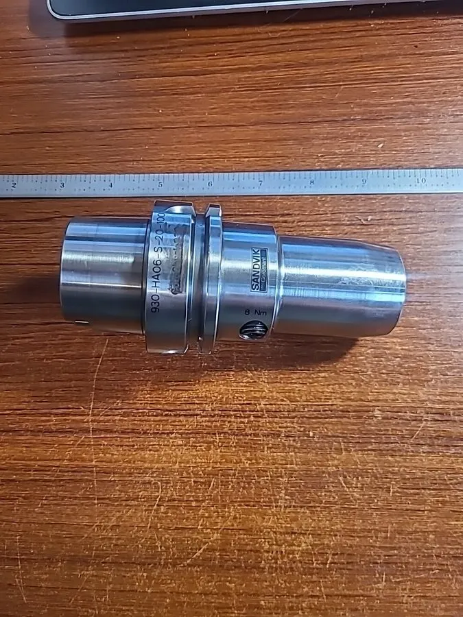 Режущий инструмент 1 Sandvik 20mm HSK63 Hydraulic Tool Holder 100mm Projection 9