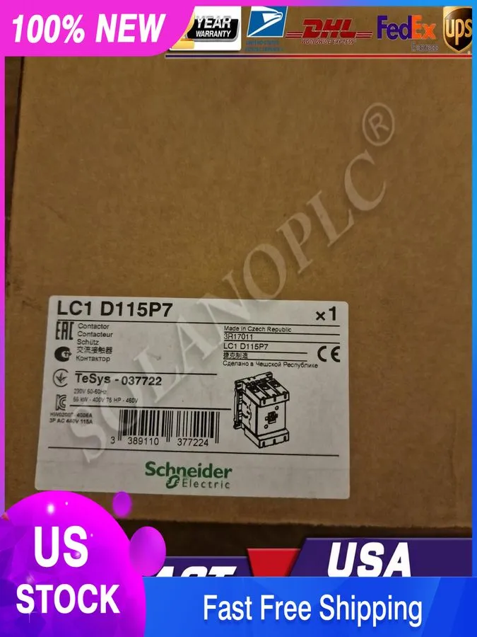 Контактор Schneider Electric Contactor LC1D115P7 / TeSys 037722