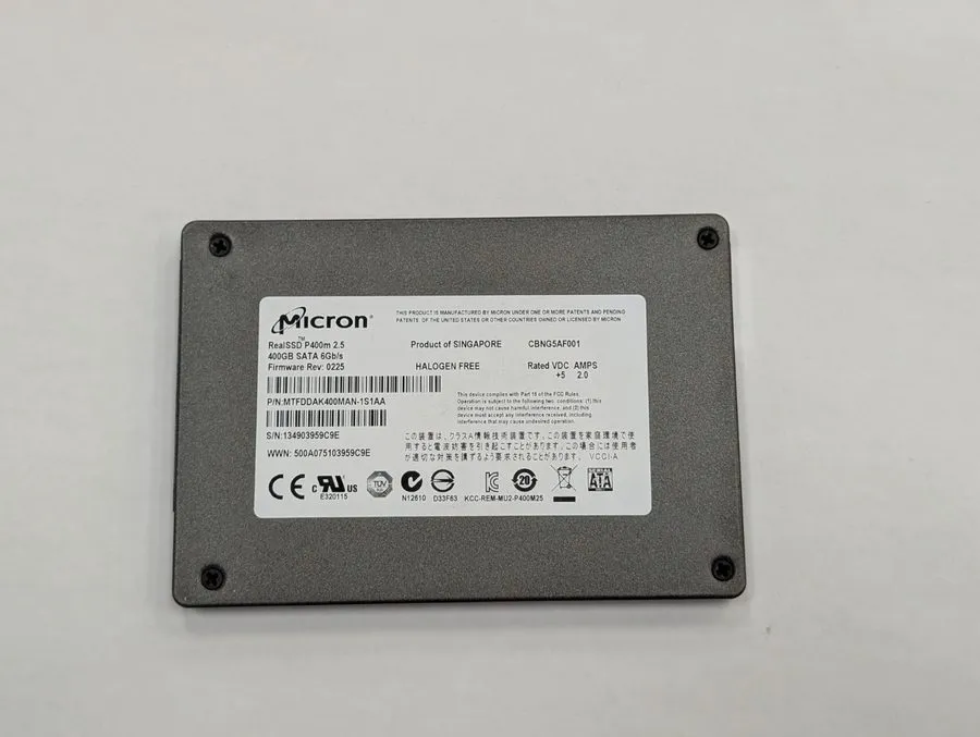 SSD-накопитель Micron RealSSD P400m 2.5" 400GB SATA III SSD 100% Health