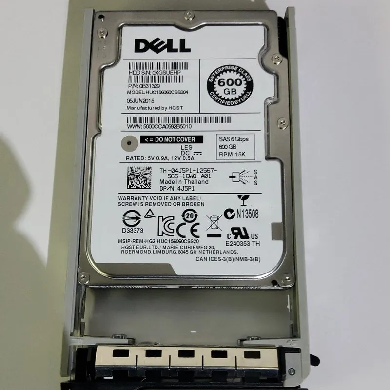 Жёсткий диск Dell TRCN6 0TRCN6 600GB 15K SAS 2.5" 12Gb/s HDD Hard Drive HUC15606 — фото лота 2