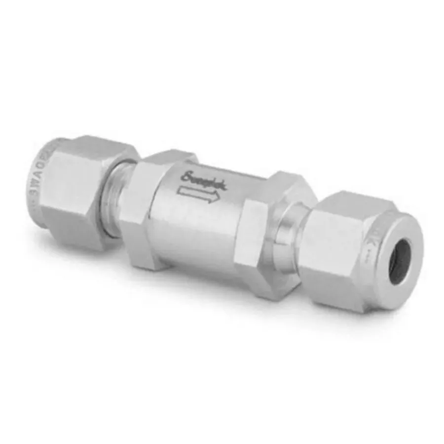 Клапан SWAGELOK SS-8C-10 Poppet Check Valve 316SS, 1/2" Tube OD, 10 PSI