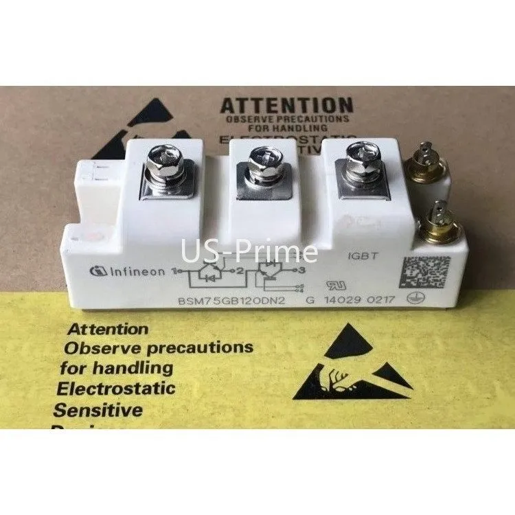 Силовой модуль IGBT Module Infineon Eupec BSM75GB120DN2 Plc Module ul — фото лота 1