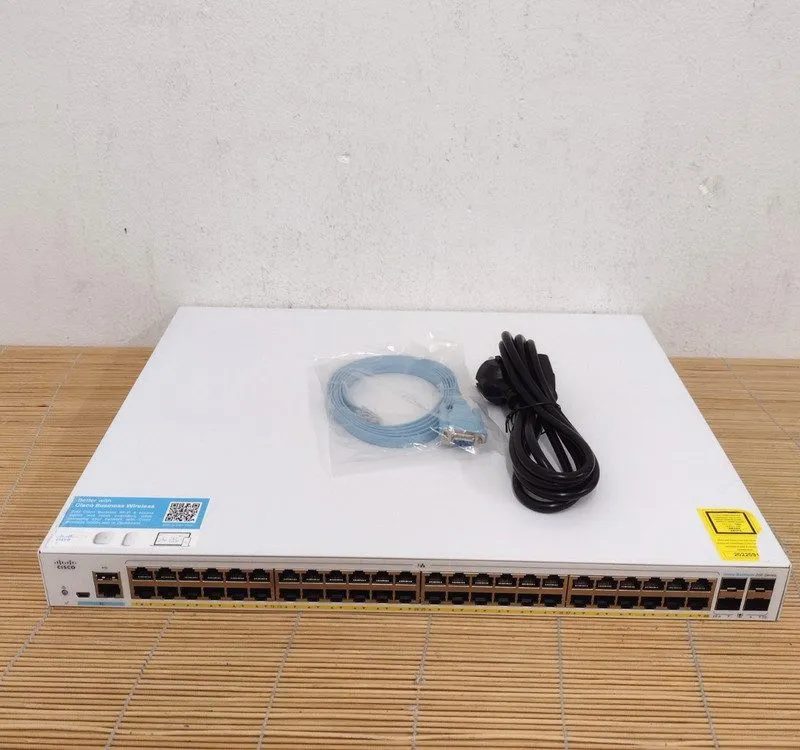 Коммутатор Cisco CBS250-48PP-4G 48 Port Gigabit PoE+ Smart Switch 195W 4x SFP