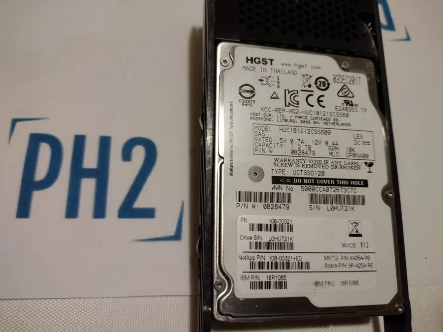Жёсткий диск NETAPP HUC101212CSS600 X425A-R6 SP-425A-R6 1.2TB 10K 6Gb/s SAS 2.5'