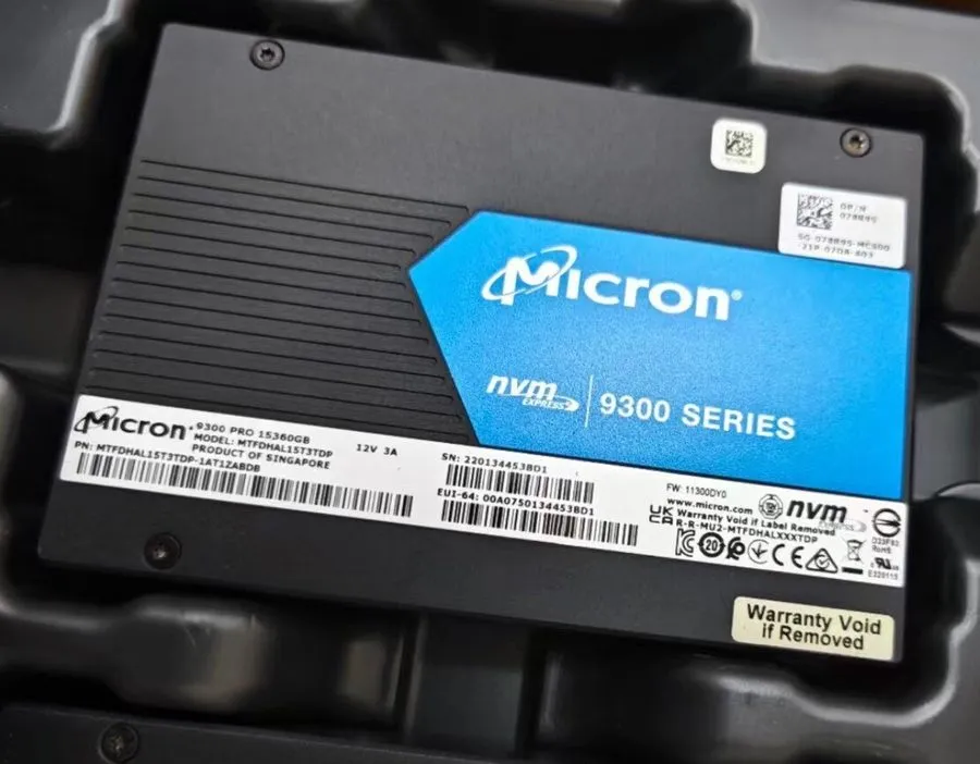 SSD-накопитель Micron 9300 PRO Series MTFDHAL15T3TDP-1AT1ZABDB 15.36TB 2.5" U.2 