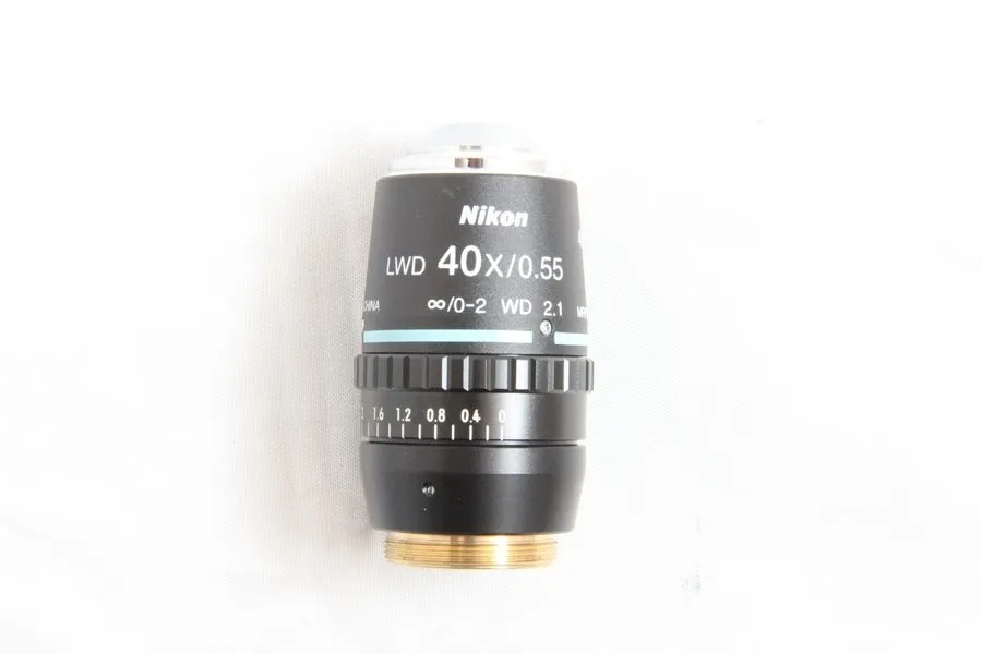 Объектив микроскопа Nikon LWD 40x / 0.55 infi/0-2 WD 2.1 Phase Contrast Microsco